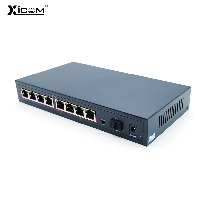 

2.5G Ethernet Network Switch 8 Port 2500Mbps with 1*10G SFP Slot Smart Switcher for IP Camera Ethernet Switch 2.5gbit