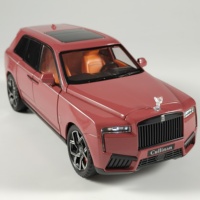 1:24 Rolls Royce Cullinan SUV Alloy Diecast Model Starry Sky Roof Car Toy Children Toy Gift Collection Decoration Ornaments