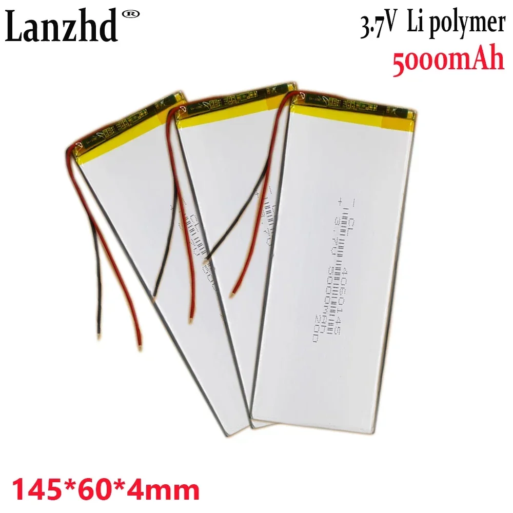 1-20pcs 4060145 Li Polymer universal built-in battery cell 3.7V 5000mAh For Tablet computer game console monitoring device