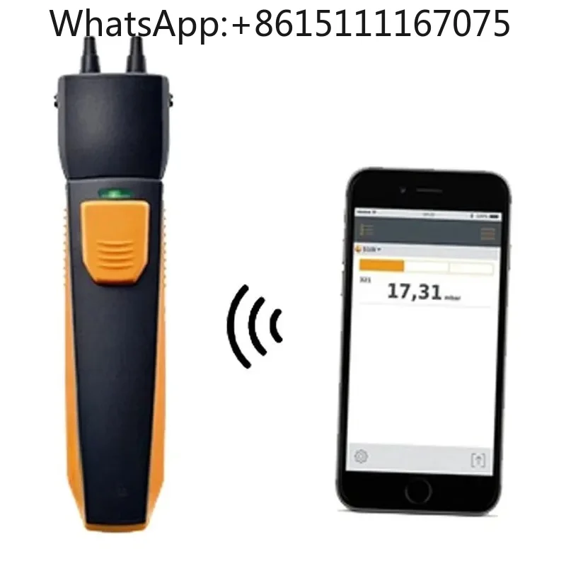Testo 510i Bluetooth Differential Pressure Manometer 0560 1510 APP Control HVAC Gas Pressure Tester