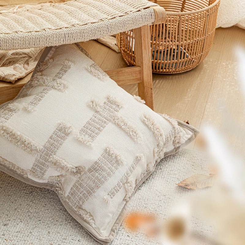 30X50/50X50CM Antique Throw Pillow Cover Flower Cutting Stamping Waist Cushion Cover Decor Home Decorative Pillowcase