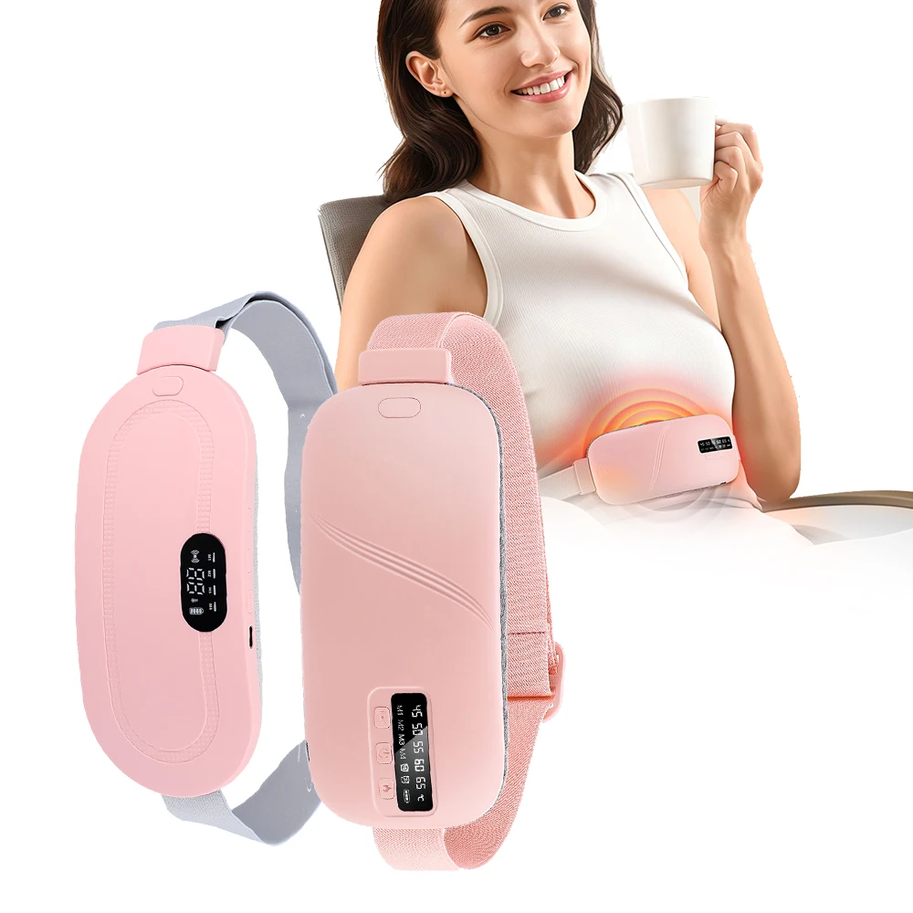 

Heating Pad for Menstrual Cramps Vibration Electric Massager Belt Abdominal Warm Palace Uterine Warming for Women Period Care