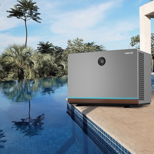

SUNRAIN Inverter Pool Air To Water Heat Pump Water Heater Pompe A Chaleur Air Eau Air Source Heat Pump With Wifi