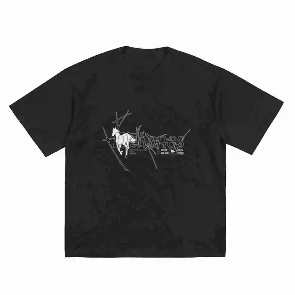 Deftones Garment Dyed Limited Grunge Rock Metal Short Sleeve Tee 100% Cotton T-Shirt