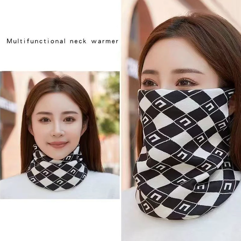 Máscara a prueba de viento para otoño e invierno, cubierta para el cuello para ciclismo, cara completa, protección contra el frío, bufanda cálida