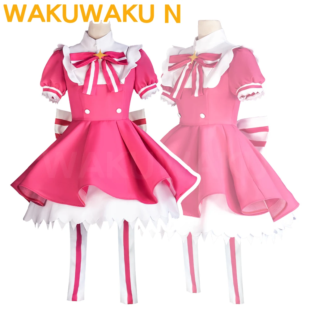 

IN STOCK Mikuu Women Cosplay Dress【S-3XL】WakuWaku-N Women Cute Short Pink Dress Mikuu Cosplay Costume Plus Size
