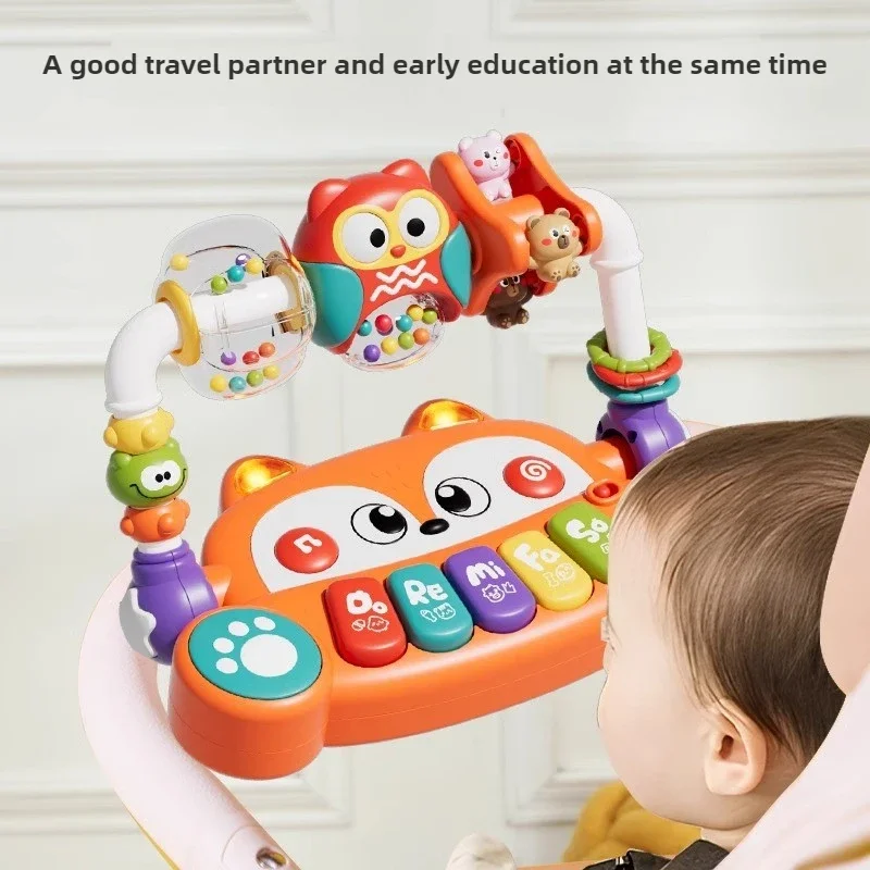 多機能電子キーボードベビーミニピアノ、ライト付き音楽幼児用楽器、子供向け教育玩具