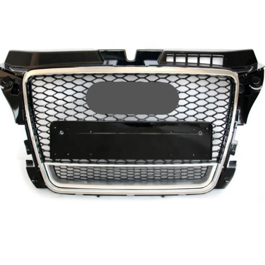 For RS3 Style Front Sport Hex Mesh Honeycomb Hood Grill for  A3/S3 8P 2009 2010 2011 2012 2013