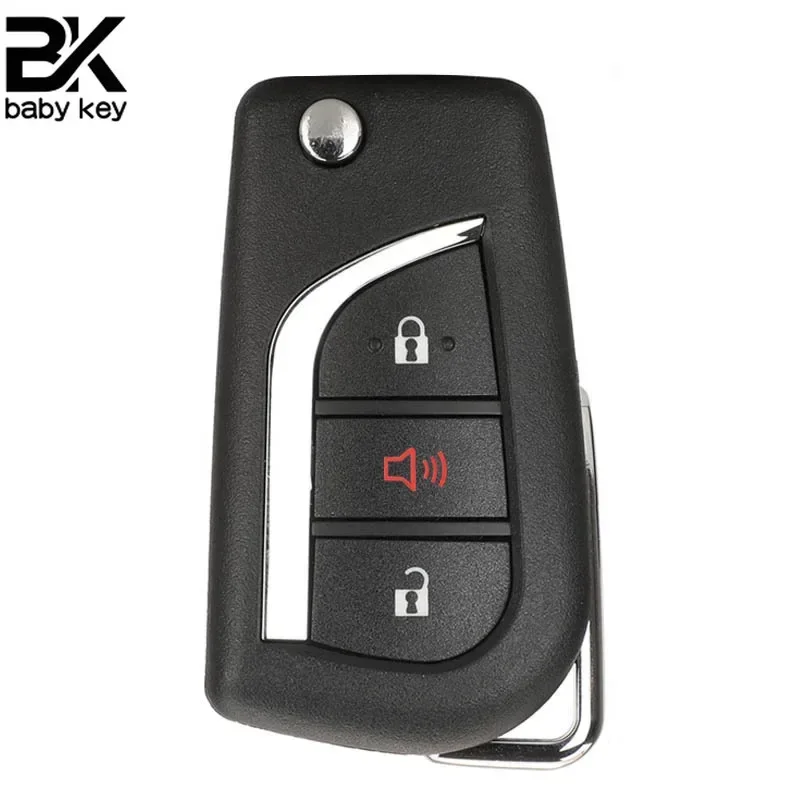 BB Key for Toyota Hilux 2015 2016 2017 2018 2019 2020 433MHz 8A Chip FCC ID:BA2TA P/N:89070-0KB40 Flip Folding Remote Car Key