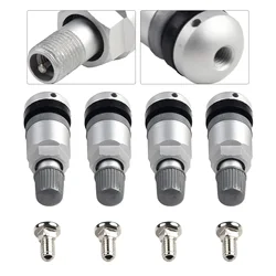 4PCS Tire Pressure Sensor Sensoren Repair Kit Tyre Monitoring Fit For BMW 5 Series Metal Design More Durable Car Accessories