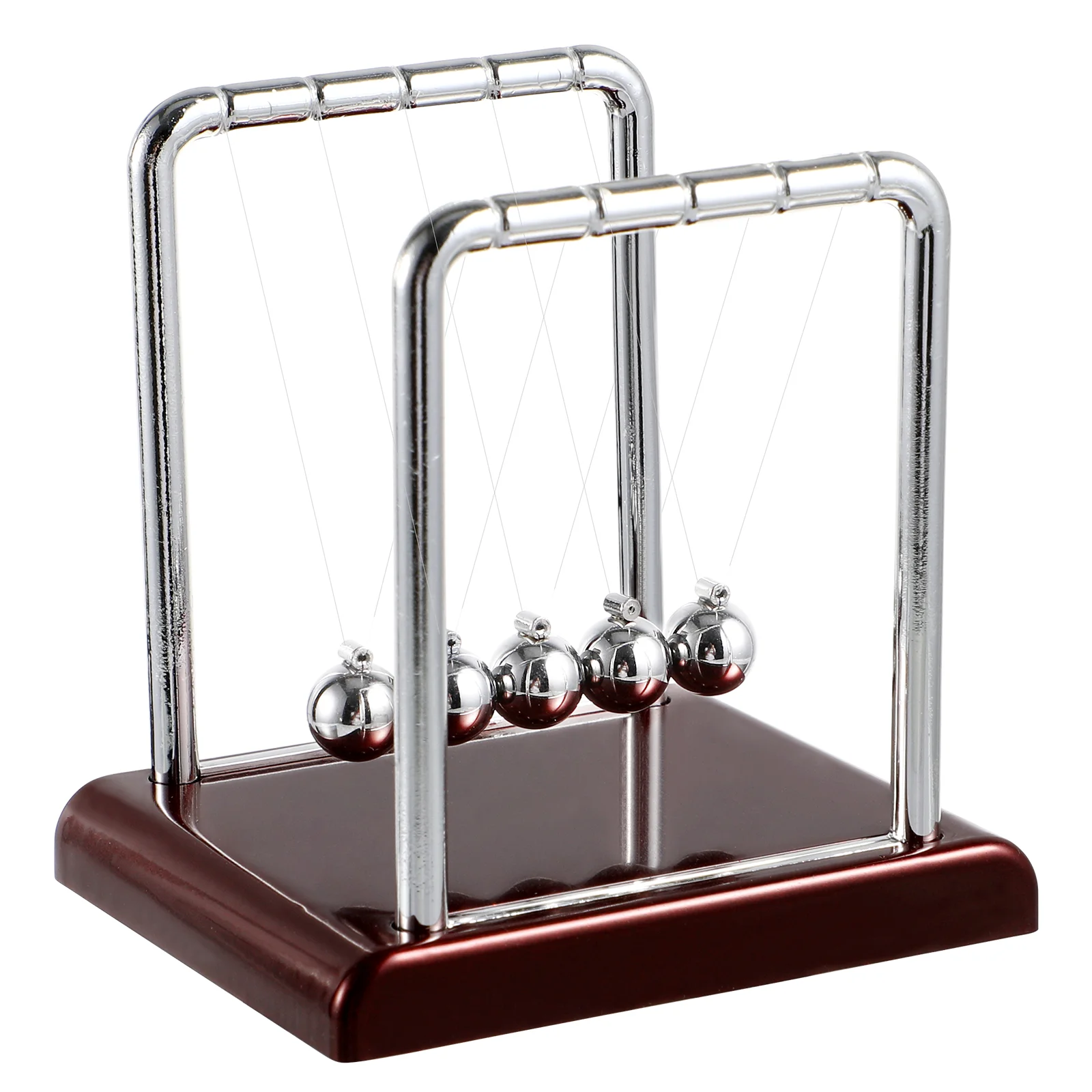 

Toys Square Shaped Bumper Ball Newtown ABS Newton Perpetual Motion Machine Pendulum Man