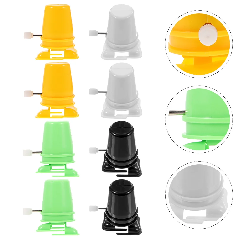 Mecanismo de Robot para caminar con mecanismo de relojería, conjunto de manualidades DIY, accesorios de movimiento de cuerda creativos, piezas de repuesto, 8 Uds.