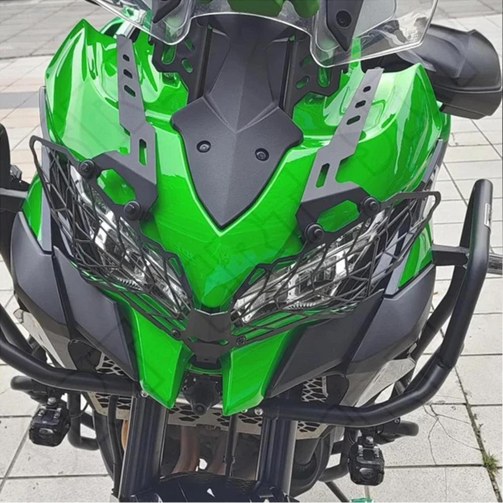 Headlight Shield Guard Protector Headlamp Grille Cover For Kawasaki VERSYS 650 1000 KLE 1000 KLE1000 2019 2020 2021 2022 2023