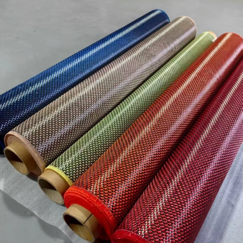3K 280g Real Carbon Fiber Aramid Hybrid Woven Jacquard Fabric Airplane Pattern for DIY Cars Motorbike, Customized Finish Product