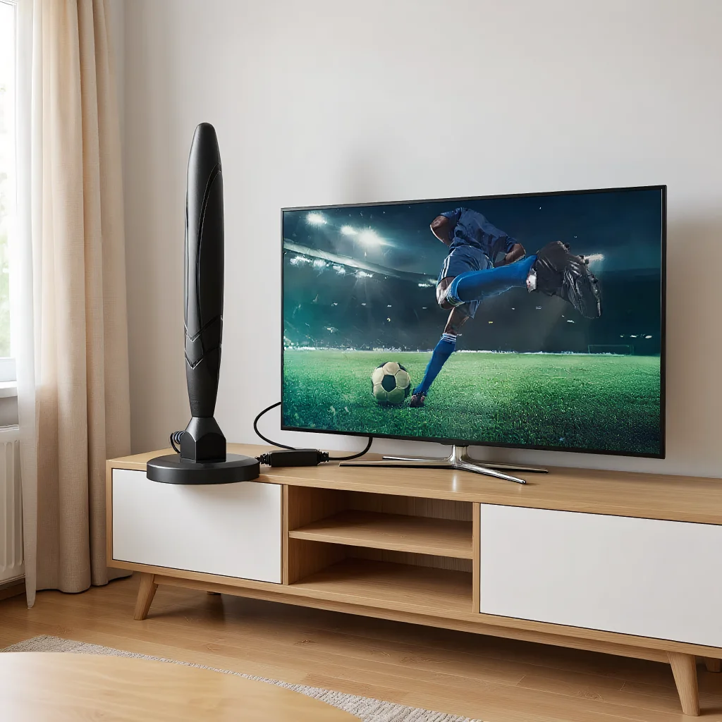 

Высокопроизводительная внутренняя цифровая HD-телевизионная антенна 5600 миль Усилитель сигнала дальнего действия 4K 1080P Усилитель свободного просмотра ATSC DVB T ISDB