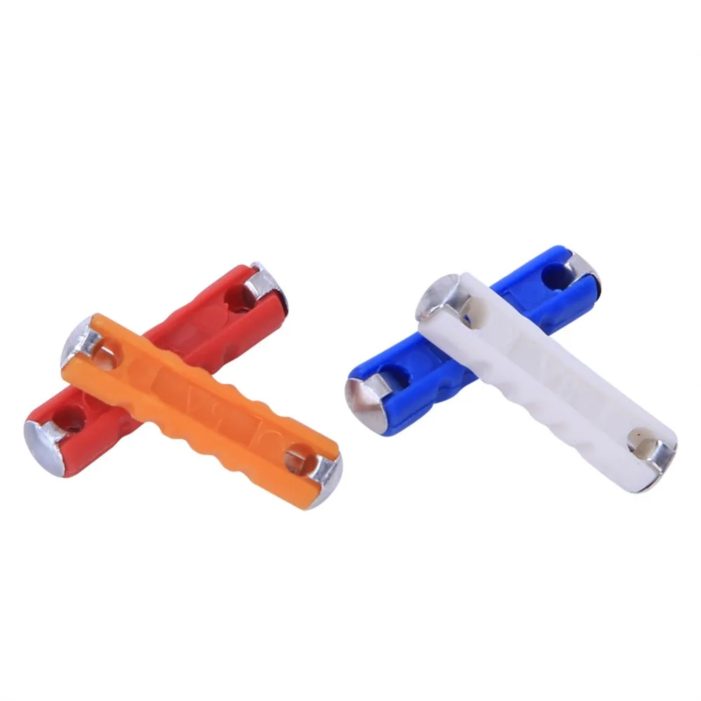 100 قطعة 5A 8A 16A 25A سلك الأمان أصفر أبيض أحمر أزرق المحمولة سلك أمان السيارة سلك أمان السيارات الأوروبي #2