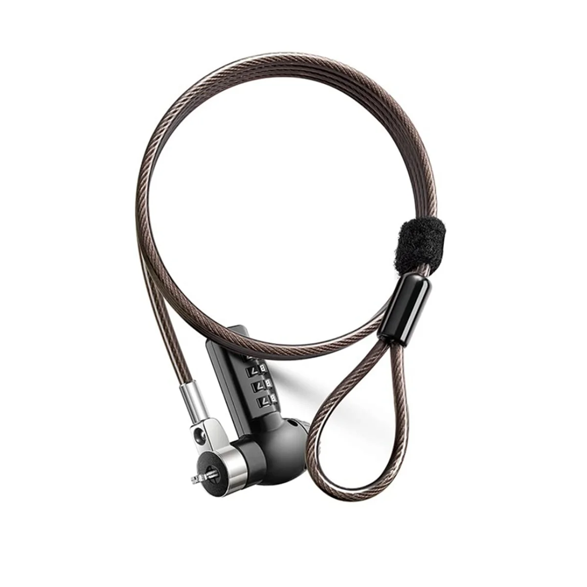 AT87-Computer Lock Laptop Lock Security Locking Digital Password Protection Lock Cable Anti Theft Lock for Laptop Computer