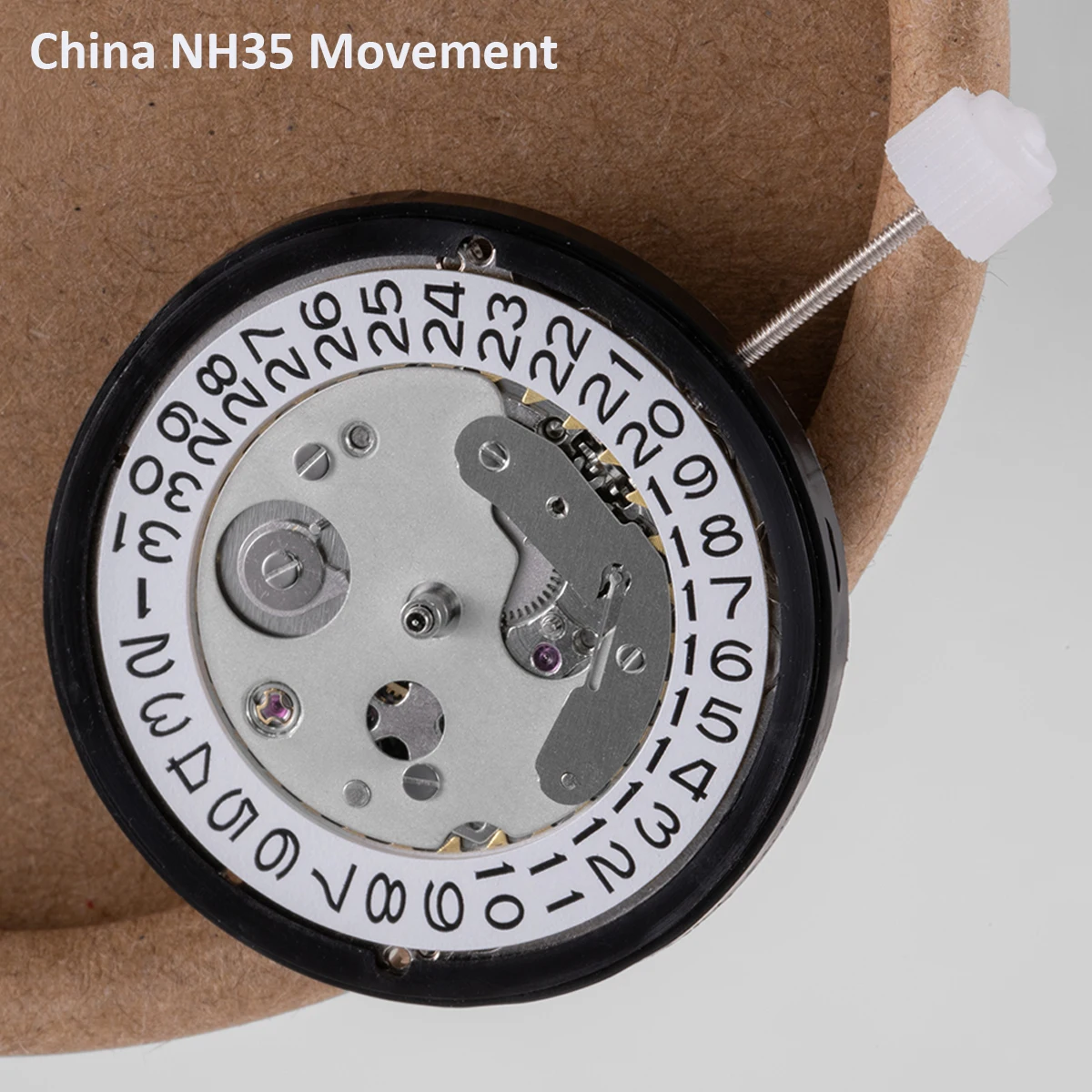 China NH35 Movement Replacement Japanese NH35 Movements Date High Accuracy Automatic Mechanical Movement NH35A 3'o clock