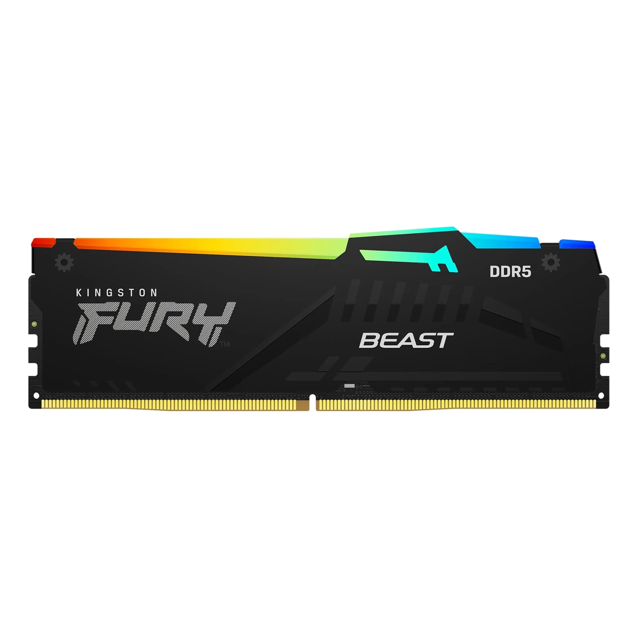 Kingston FURY Beast DDR5 RGB 8GB 16GB 5200MHz Desktop AMD Intel CPU Motherboard Memory RAM 288PIN 1.1V