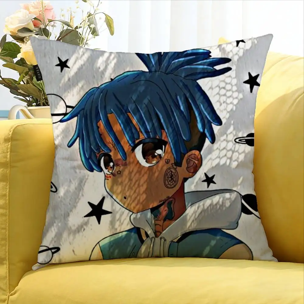 Rap xxxtentation Various Sizes Square Pillow Case For Car Home Bedchamber Decor
