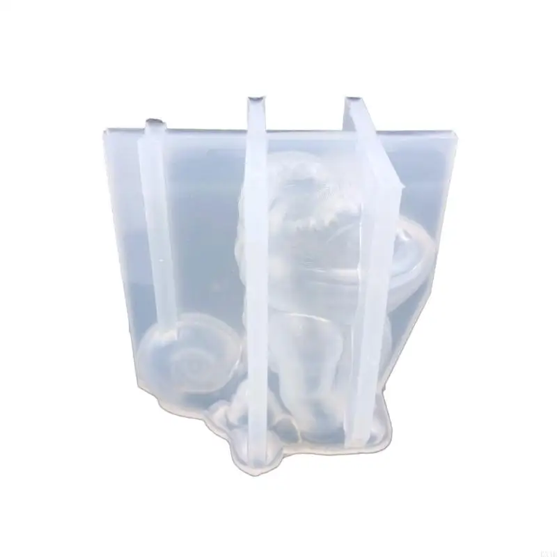 KX4B Khuôn Silicon 3D Thằn Lằn Hình Nhựa Dính Khuôn Mẫu Cho DIY Trang Trí Vật Trang Trí Handmade Thủ Công Khuôn Thạch Cao