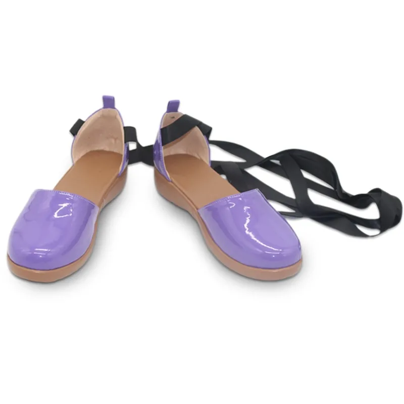 لويزا مادريجال تأثيري أحذية الكرتون فيلم الملحقات تأثيري الدعائم بولي أحذية أحذية من الجلد هالوين كرنفال حذاء مسطح مخصص