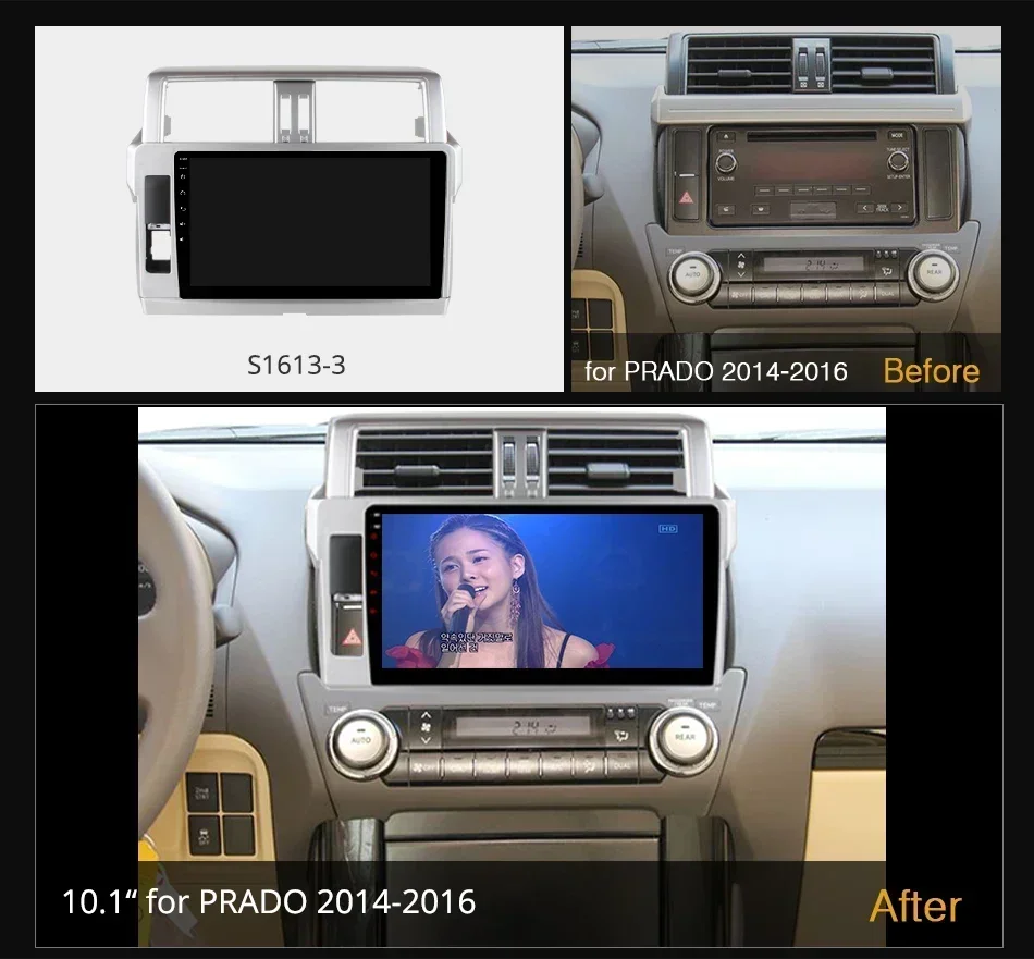 Ownice 8G+256G K6+ 2K for Toyota Land Cruiser Prado 150 2013 - 2017 Car Radio Multimedia Navigation Stereo GPS Android12 CarPlay