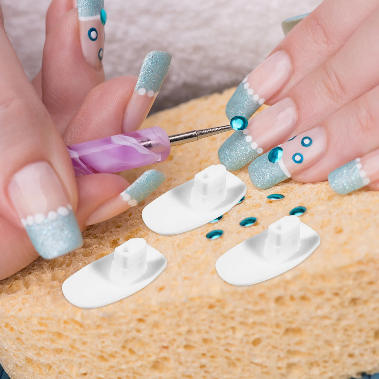 

100Pcs Essential Fake Nails for Professional Nail Art Design Practice and Manicure