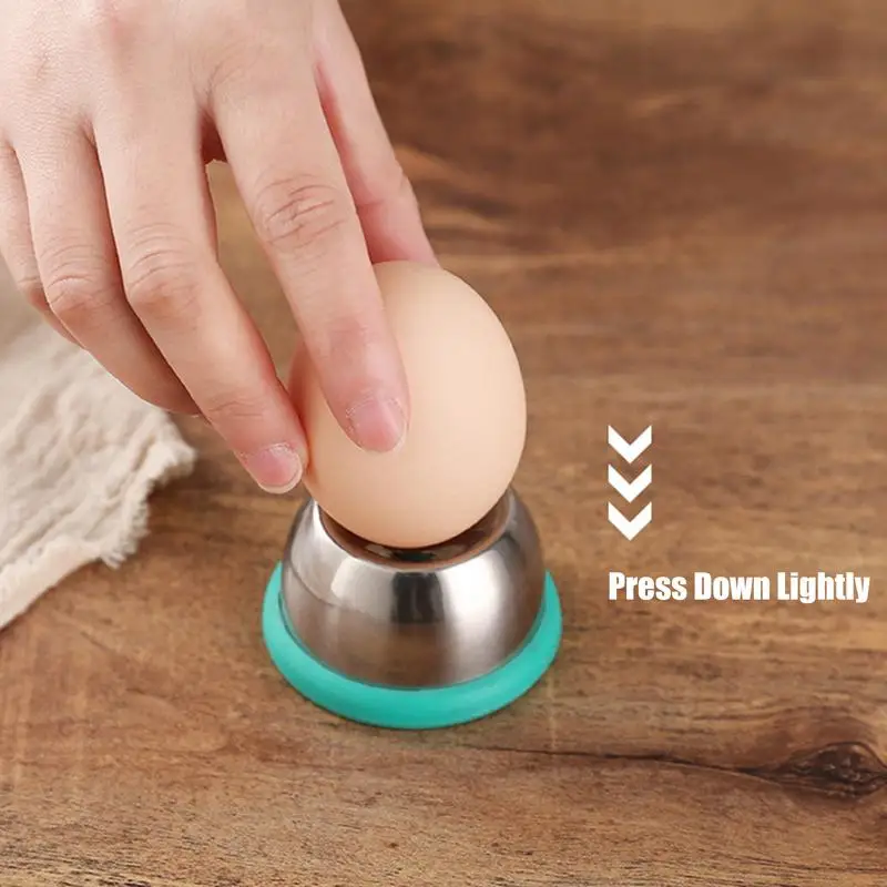 Stainless Steel Egg Piercer Egg Shell Hole Peeler Fast Egg Piercing Tool Easily Peel Eggs Kitchen Egg Hole Punch Shell Remover