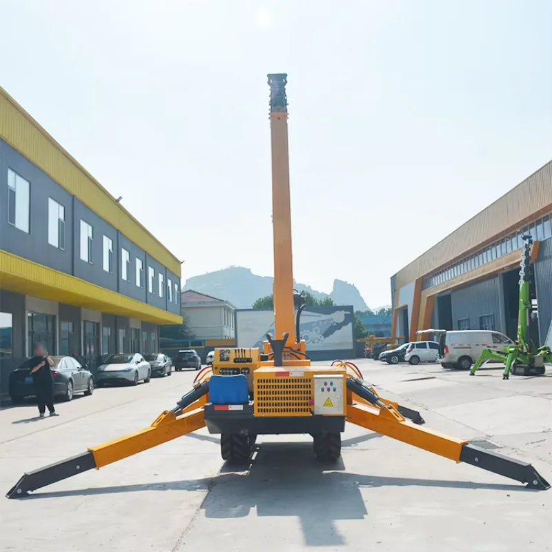 China Supplier Spider Crane 3 Ton Spider Crawler Crane 5m 9m 14m 16m Truck Mounted Spider Crawler Crane for Construction Use