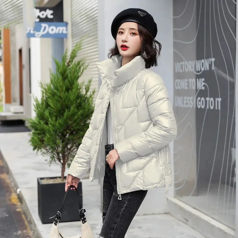 2026 New Winter Jacket Women Down Cotton Jacket Parkas Female Short Casual Loose Warm Cotton-padded Coat Outwear Parka Lady Top