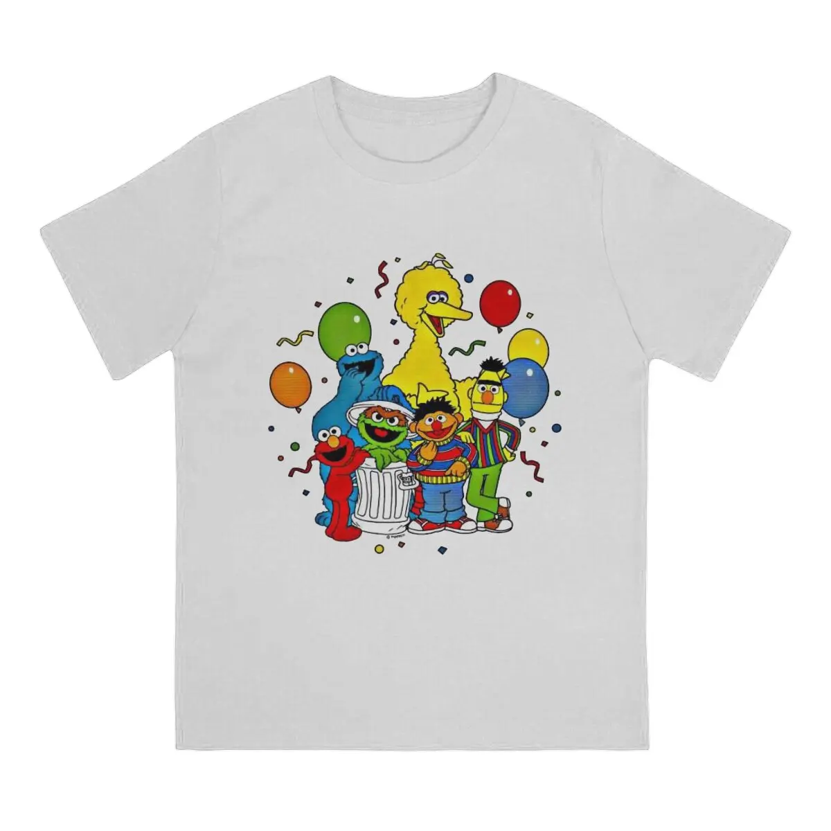 Sesame Street My Life T Shirt Fashion Men Tees Summer Clothing Harajuku O-Neck TShirt