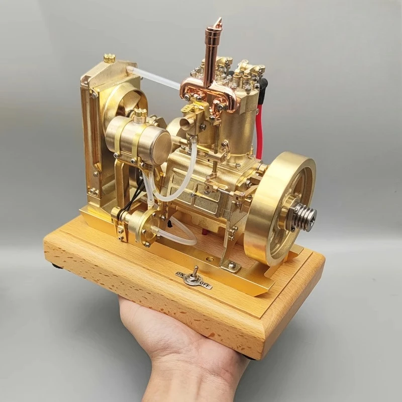 H74 5cc2気筒4ストローク水冷ガソリンエンジン物理モデルおもちゃ科学実験キット