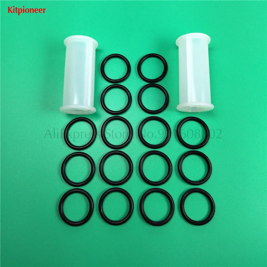 18 Pieces Silicone Seal O-rings New Replacements Parts Discharge Valve Soft Ice Cream Machines Accessories Seal Rings