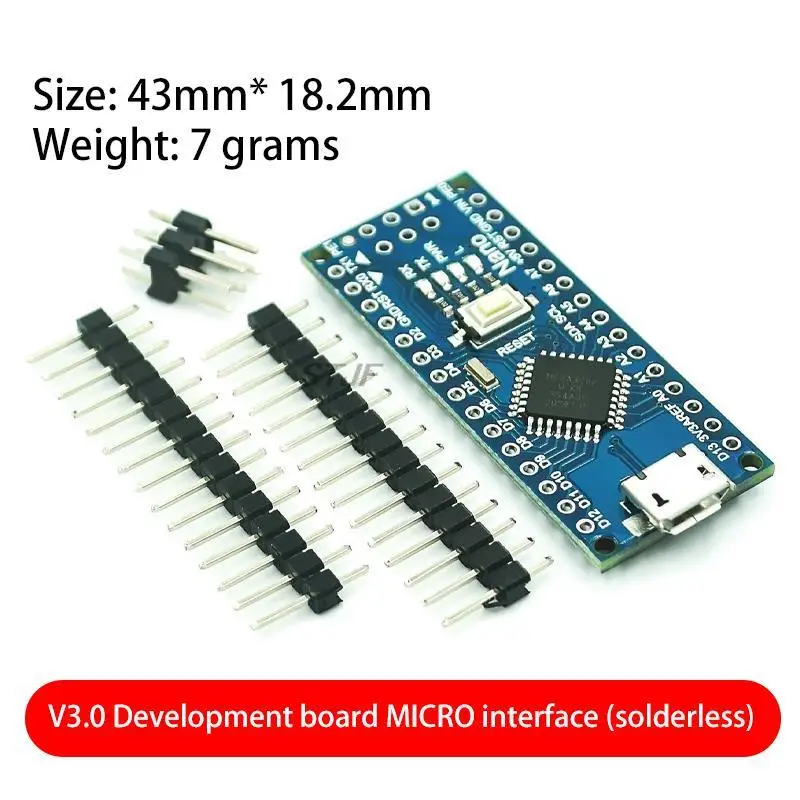 ミニUSBマイクロコントローラーボード,arduino,nano,v3.0,atmega328p,ch340g,5v,16m,nano,328p