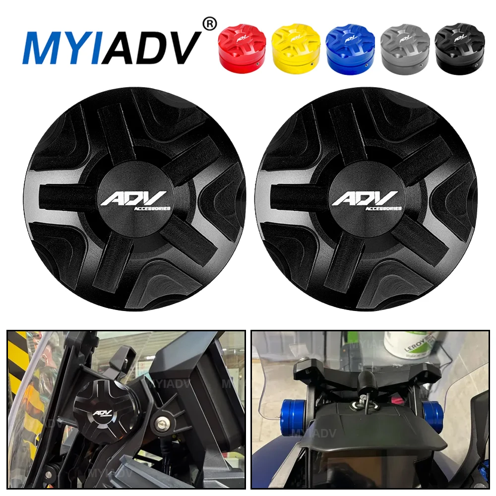 

Motorcycle Windshield Lift Decorative Cap For Honda ADV160 ADV150 ADV350 Windscreen Lift Switch Adjuster Screw Protective Cover