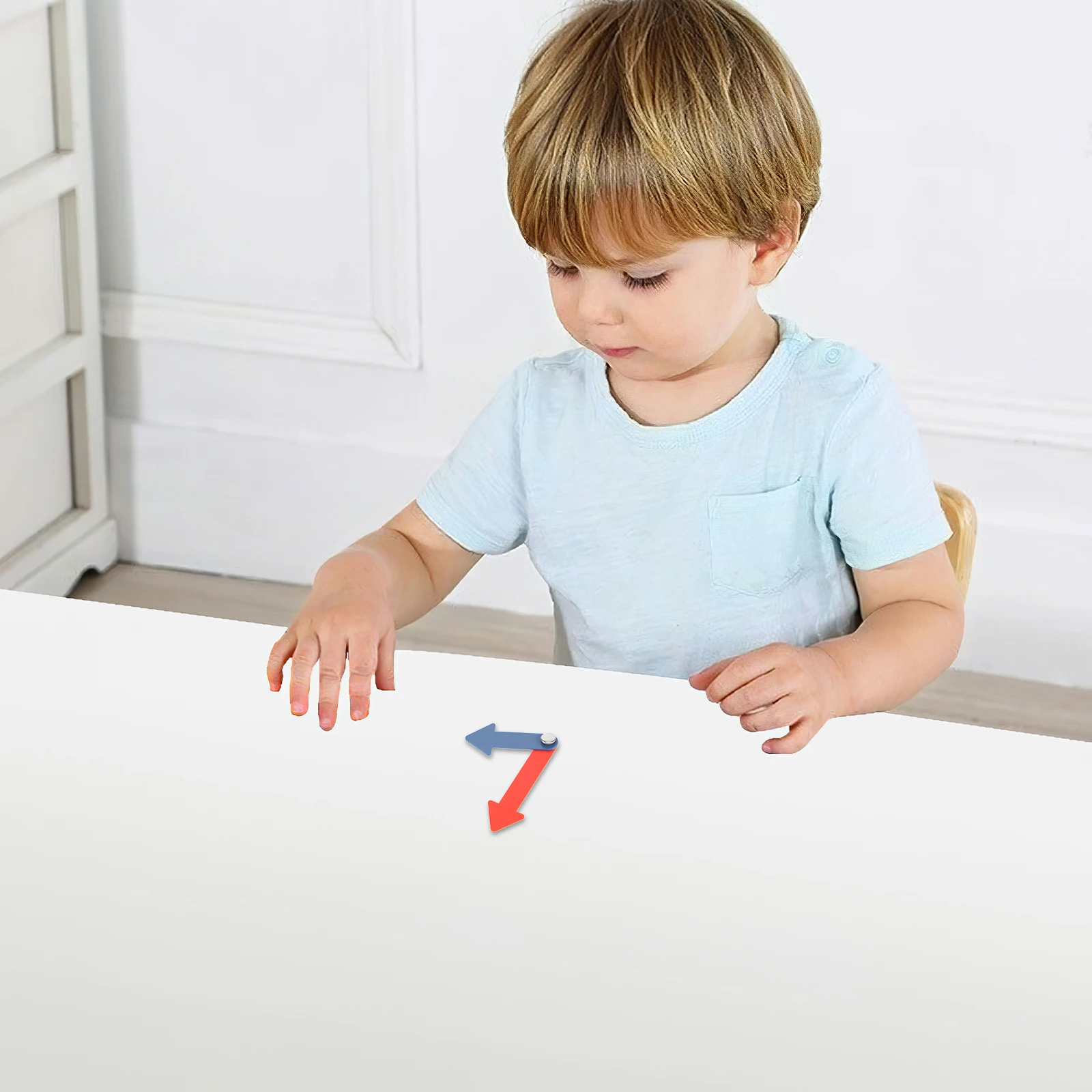 

5pcs Plastic Hands Replacement Diy Parts Kids Learning Kit Educational Clock Pointers Repair Kit Non-Ticking Hands Wall Clock