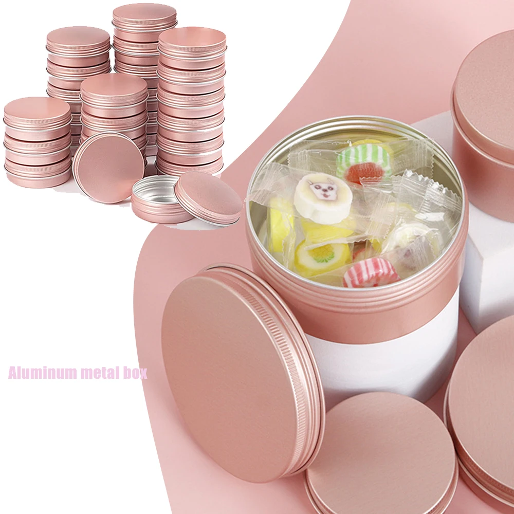 50pcs-aluminum-screw-top-jar-5g-10g-15g-20g-30g-50g-60g-80g-100g150-for-tea-cosmetic-perfume-candy-container
