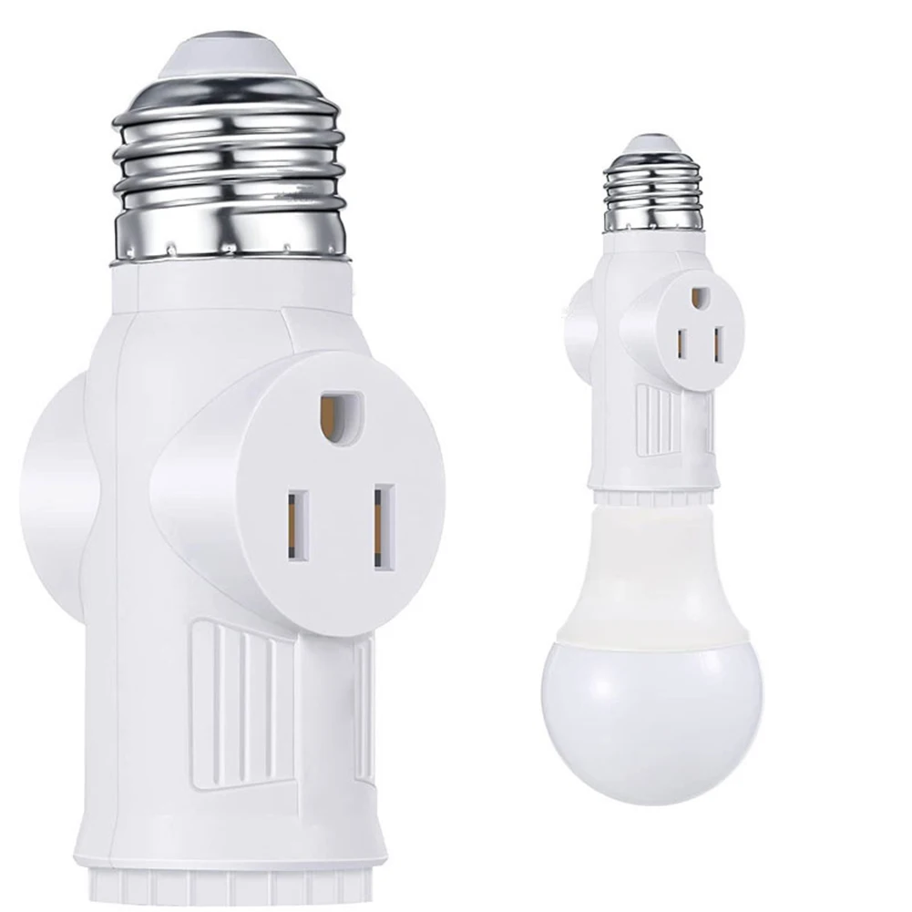 

Адаптер для ламповых патронов, 2 шт., простой в установке, поляризованный конвертер для ламп, держатель для ламп для гаражей, гостиных, прихожих и многого другого