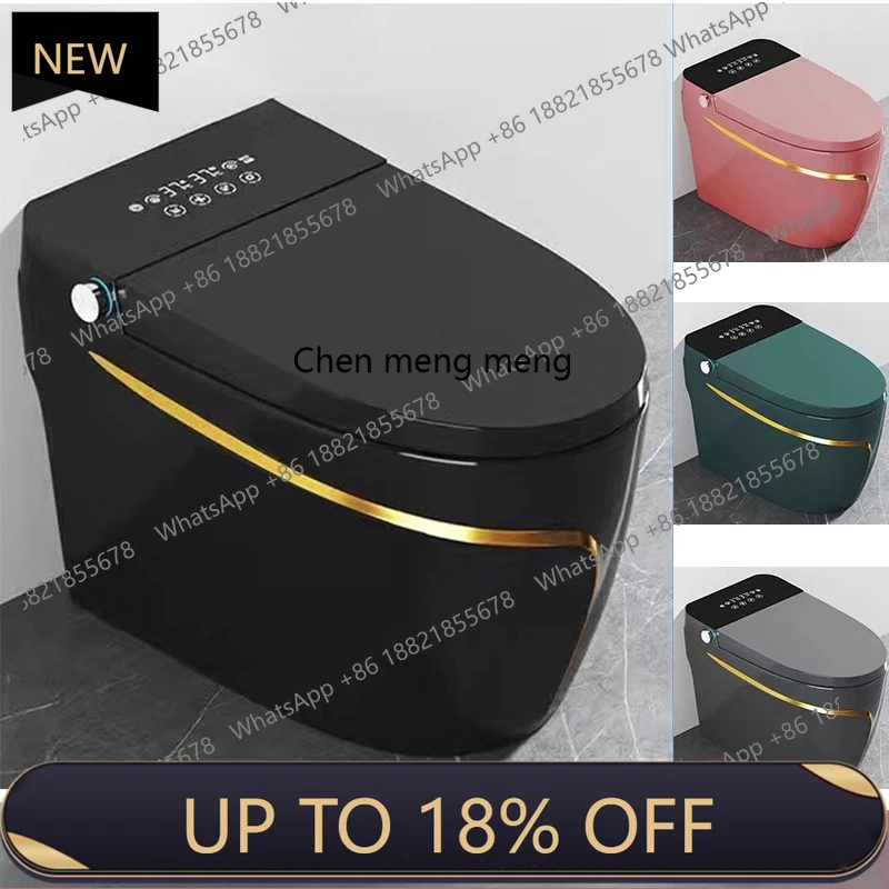 

Intelligent toilet, integrated fully automatic induction flip, deodorant drying, black gun gray voice function