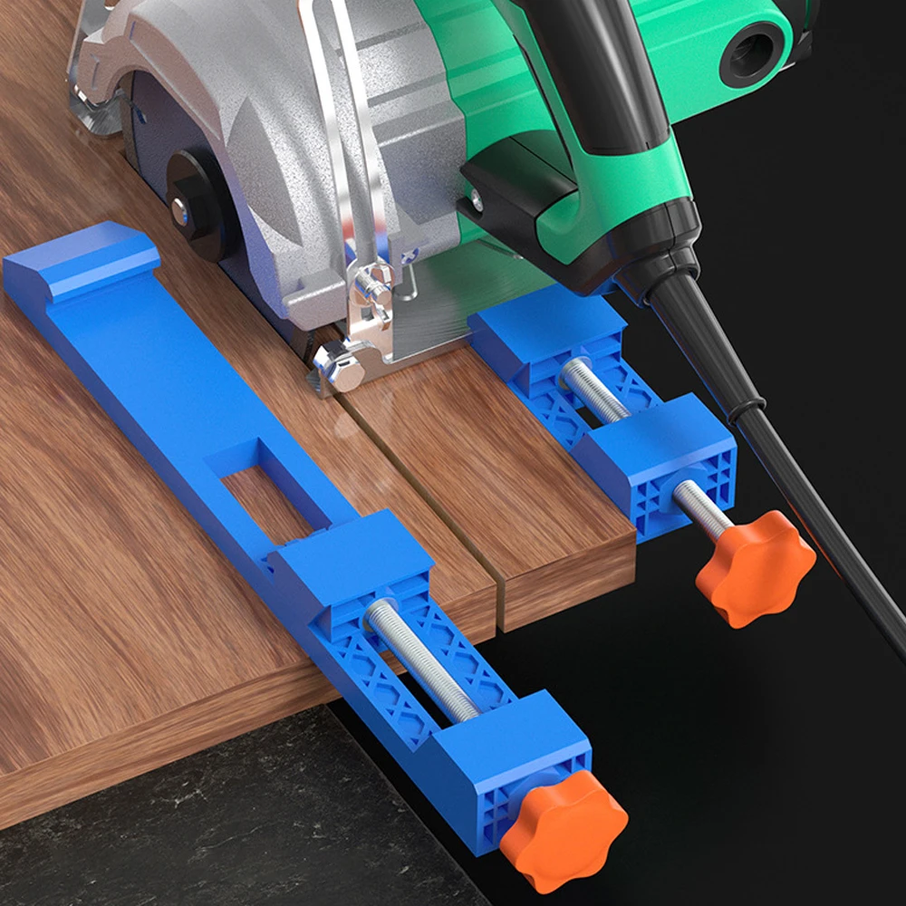 

Adjustable Woodworking Cutting Guide Precision Circular Saw Milling Machine Base Thin Blade Clamp Quick Cuts Woodworking Tools