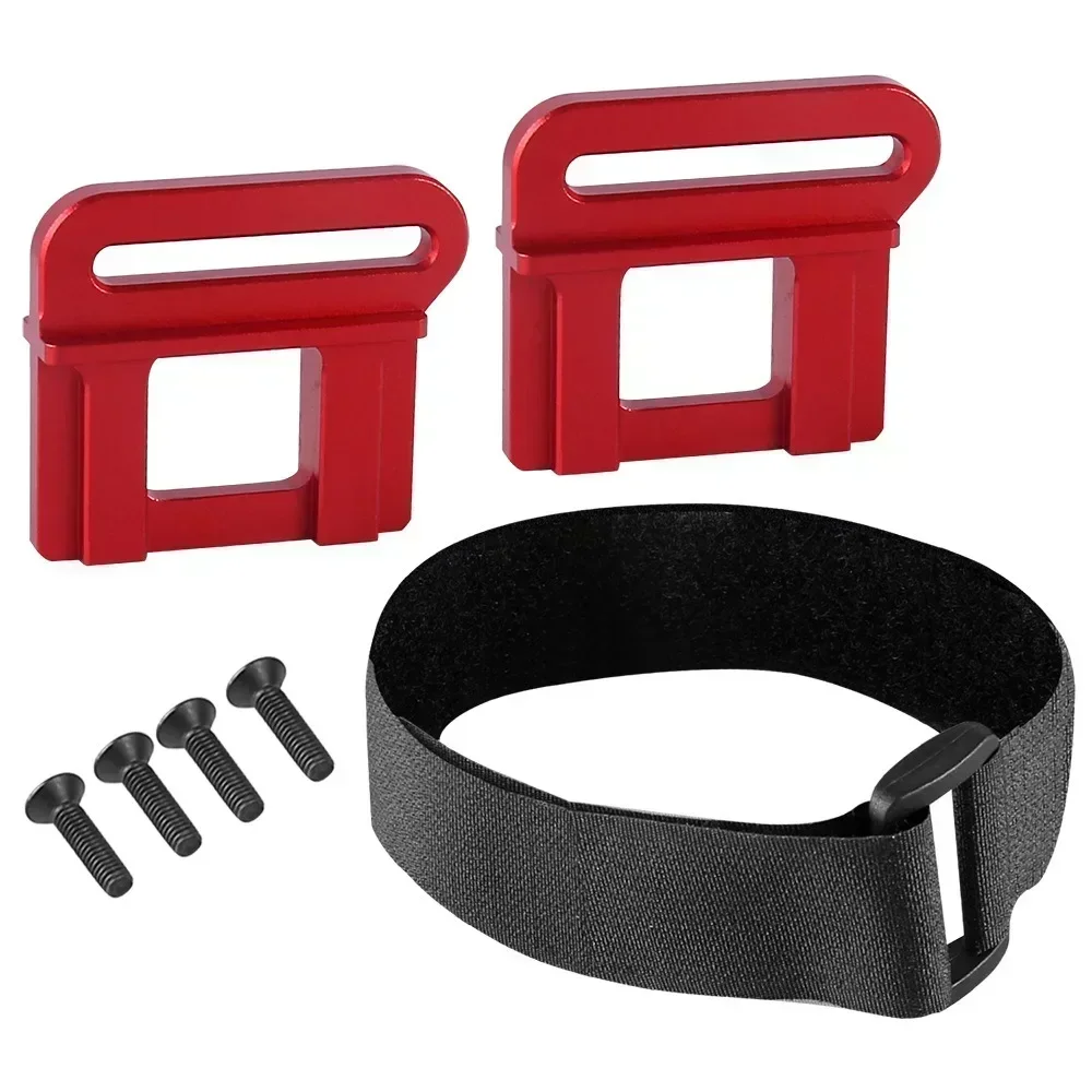 Suporte de bateria de metal, retentor de retenção com alça de bateria 9628 para 1/8 6s maxx SLASH-102076-4 rc, peças de atualização de carro