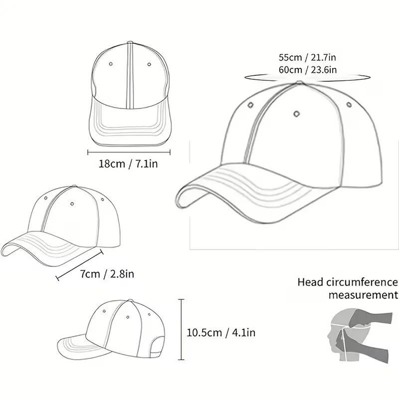 Purple Neutral Adjustable Christian Declaration Hat - 
