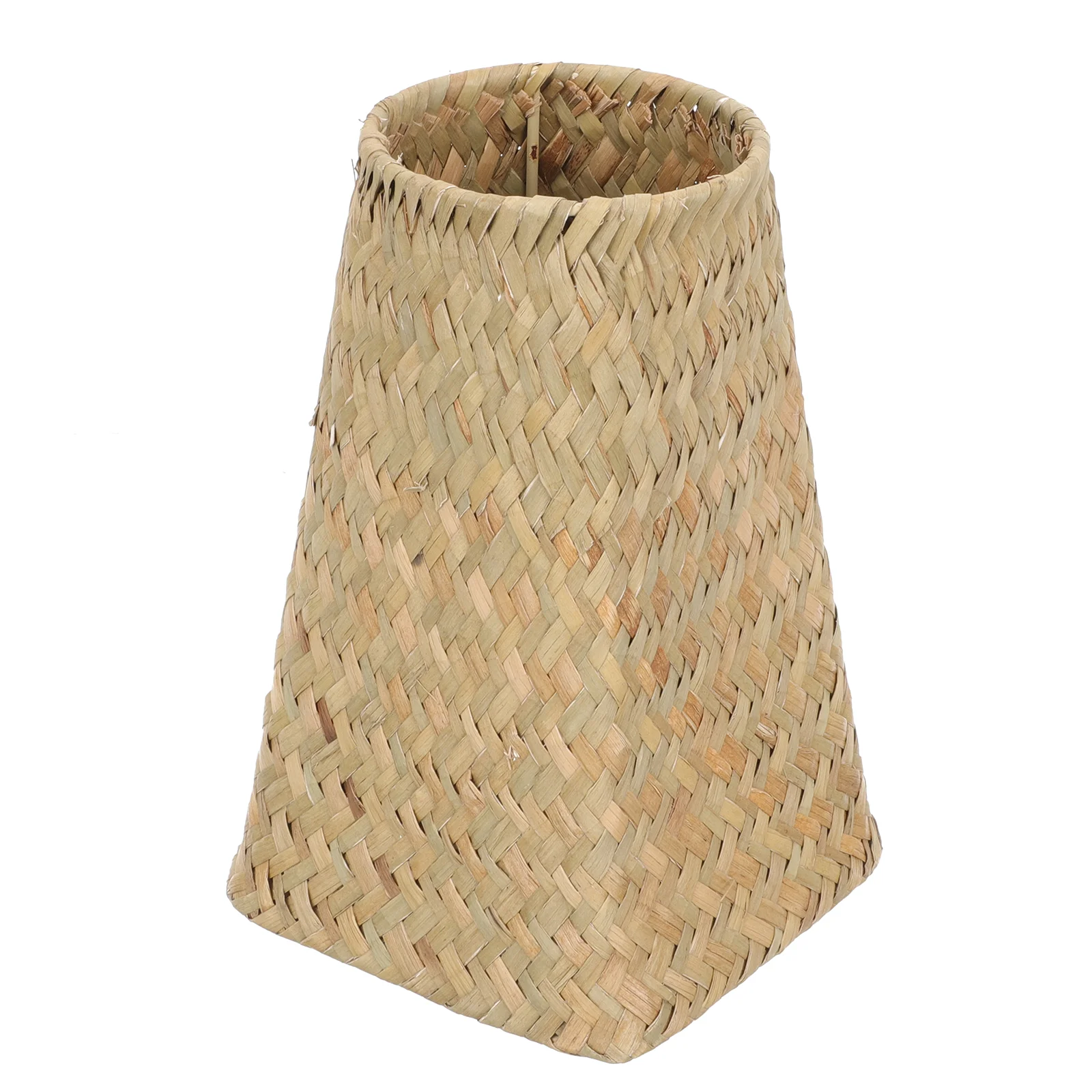 

Vintage Vase European Style Pen Organizer Flower Container Weaving Bamboo Woven Desktop Holder Adornment Rustic Decor