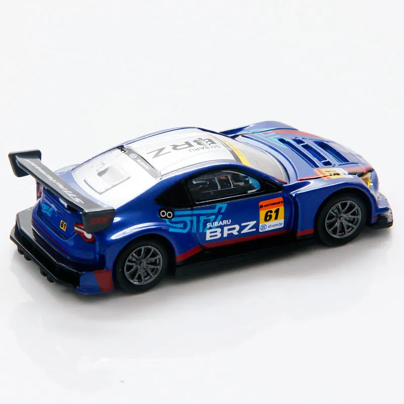 Modelo de Carro Simulado Tomica em Liga, Caixa Preta, Carro de Rally TP18 Subaru BRZ