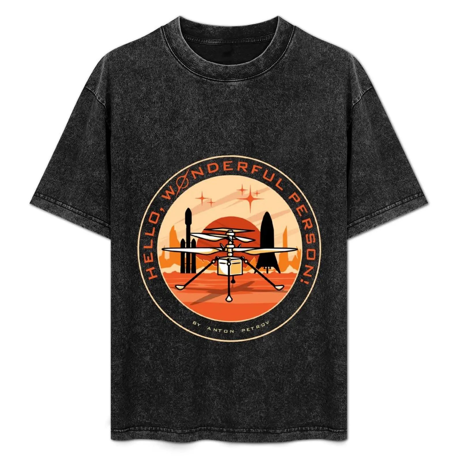 

Wonderful Person on Mars T-Shirt vintage anime shirt cheap stuff custom shirt graphic tee shirt Short sleeve tee men