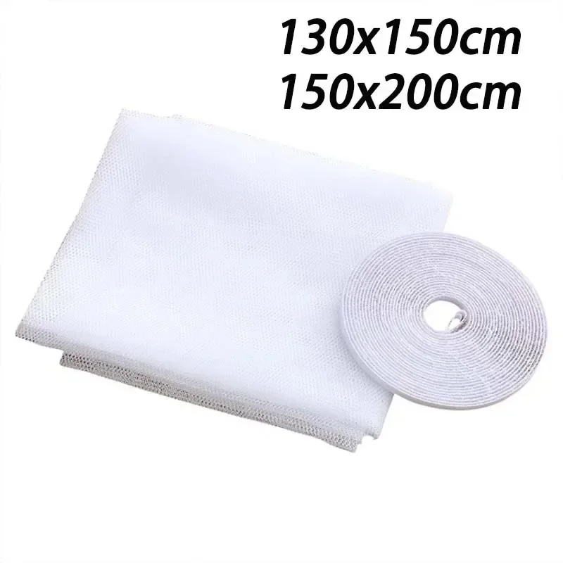 Simple Anti Mosquito No Need to Punch Holes Mosquito Net Window Self-adhesive Type Anti-mosquito Screens Home Textile Garden