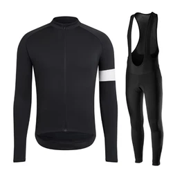 2024 Autumn Cycling Jersey Sets Men's Long Sleeves Bicycle Clothing MTB Maillot Ropa Ciclismo Mountain Bike Uniform Bib Tights