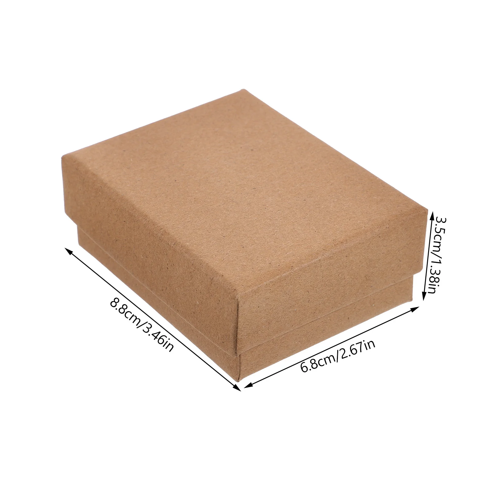 12Pcs Jewelry Gift Boxes for Necklaces Earrings Bracelets Small Storage Display Containers Kraft Small Gift Box