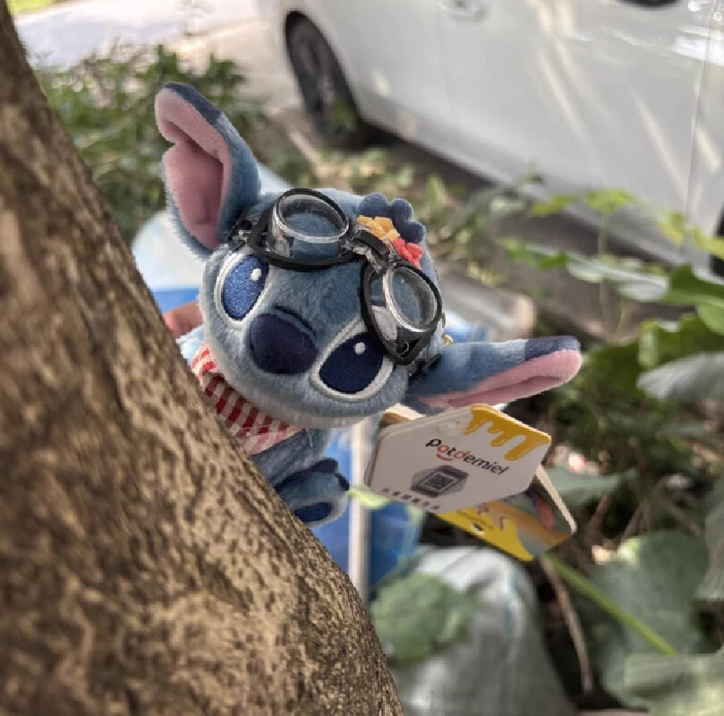 

Новый стиль аниме фигурки Kawaii Stitch плюшевые игрушки брелок кулон аксессуары милый мультфильм мягкая кукла подарок на день рождения